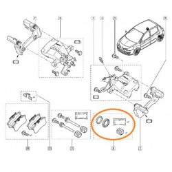 Zestaw naprawczy zacisku...