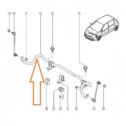 Drążek stablizatora przód...