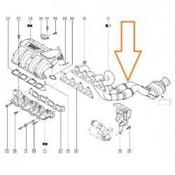 Kolektor wydechowy Renault...