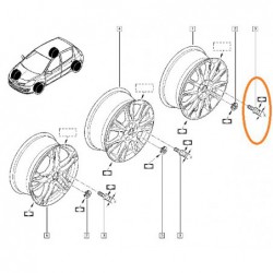 Śruba felgi aluminiowej...