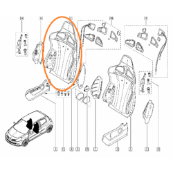 Obudowa tylna prawego...