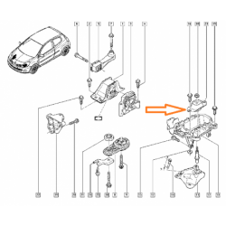 Uchwyt poduszka silnika...