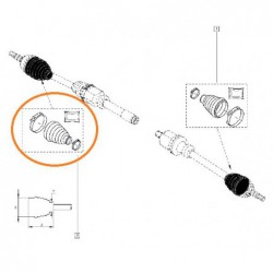 Manszeta półoś Renault...